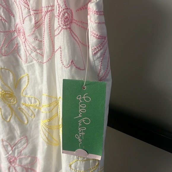 NWT Lilly Pulitzer Jamie Scalloped Hem Embroidered Dress Size 4 - Picture 3 of 9